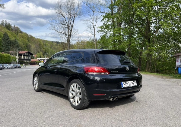Volkswagen Scirocco cena 28900 przebieg: 232500, rok produkcji 2009 z Biała małe 22